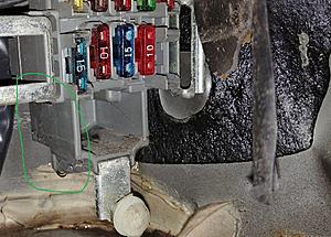 Water leak on drivers side floorboard (wet carpet)-20180311_192207.jpg