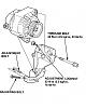 Fitting adjuster bracket and screw on 92 Accord alternator-alt.jpg